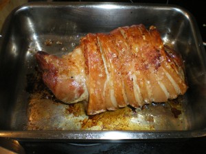 Bear's breakfast, slow roast pork 021