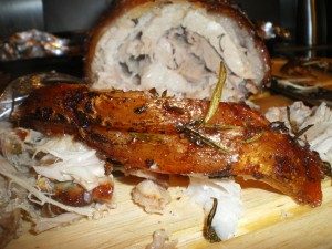 Bear's breakfast, slow roast pork 029