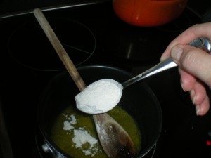 Creamed Spinach, cauliflower puree 016