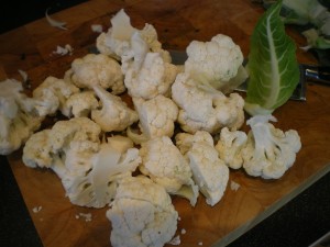 Creamed Spinach, cauliflower puree 025