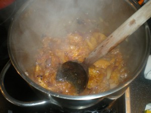 Lamb shank, pumpkin soup, bread, mayo 028