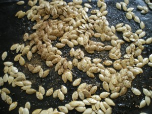 Roasted pumpkin seeds 020