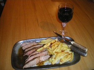 Steak and chips 009