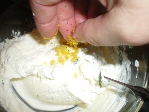 Yoghurt, cheese and chilli oil 033