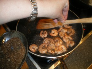 vegetables salt and pepper prawns 035