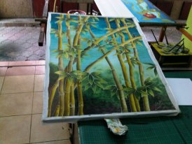 Batik painting